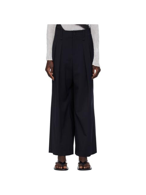 Black Round Trousers