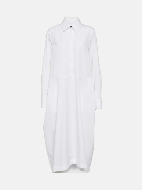 Cotton poplin shirt dress