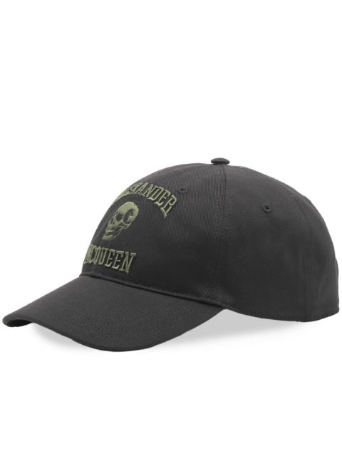 Alexander McQueen Varsity Skull Logo Cap