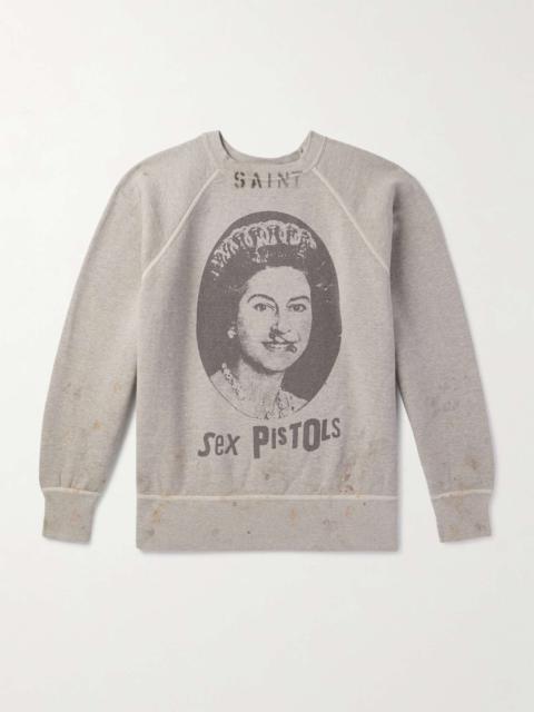 + Sex Pistols Printed Cotton-Jersey Sweatshirt
