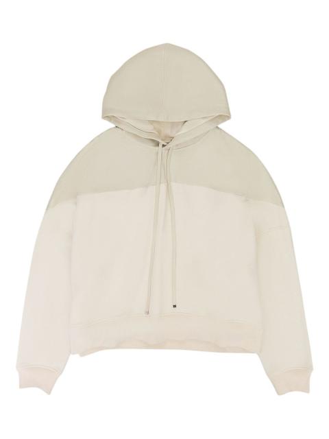 Hybrid panelled hoodie
