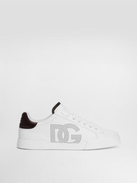 Printed calfskin nappa Strobel Portofino Light sneakers