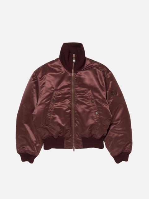 Technical bomber jacket - Burgundy