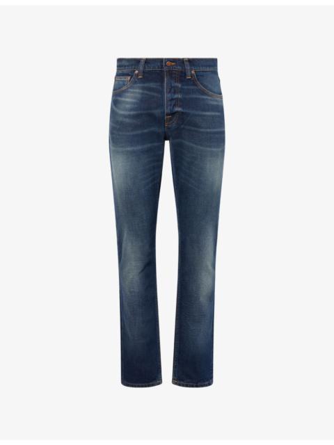 Solid Ollie Straight-Leg Denim Jeans
