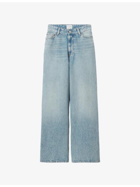 Baggy Wide-Leg Denim Jeans