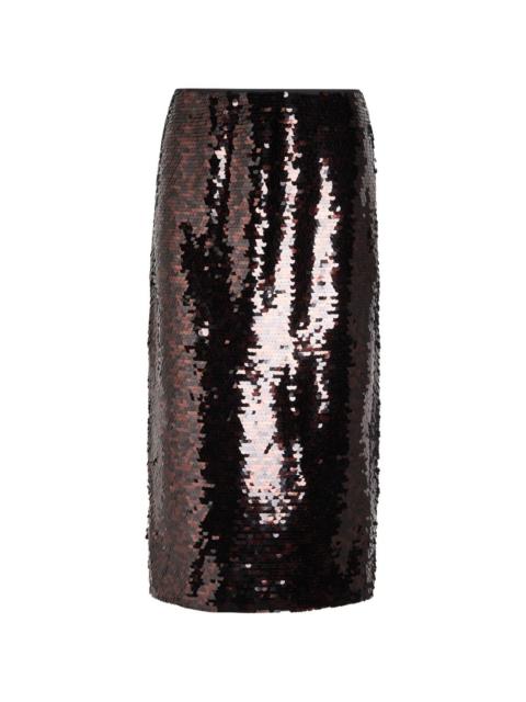 Ciara sequin midi skirt