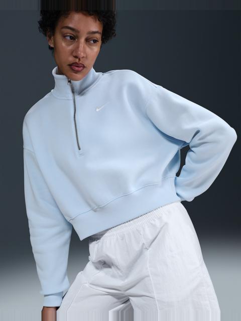 Nike Sportswear Phoenix Fleece Women's 1/4-Zip Cropped Sweatshirt
