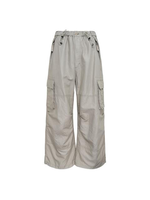 Utility Cotton Linen Blend Pants