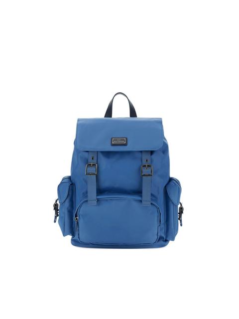 Milano leather-trim backpack