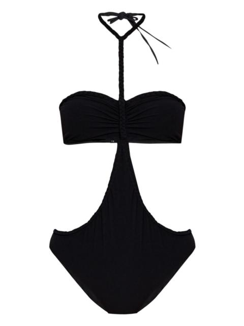cut-out bandeau swimsuit