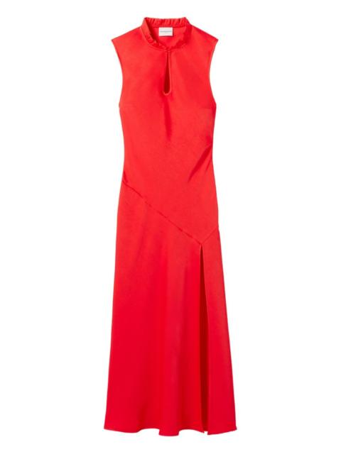 ruffled cutout dress