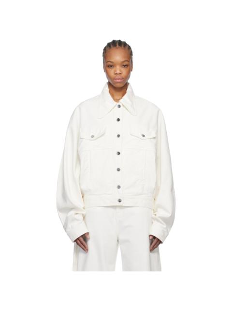 White Boyfriend Denim Jacket