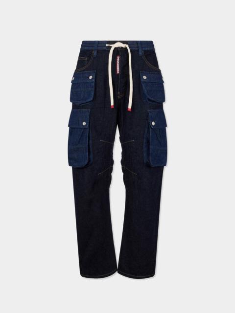 DARK WASH KAWAII JEANS