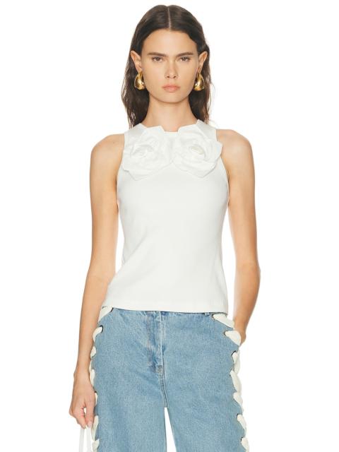 Camille Flower 3d Tank Top