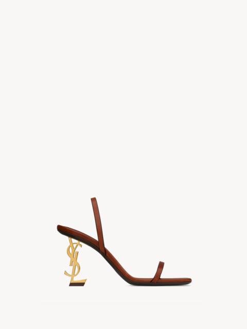 opyum slingback sandals in vegetable-tanned leather