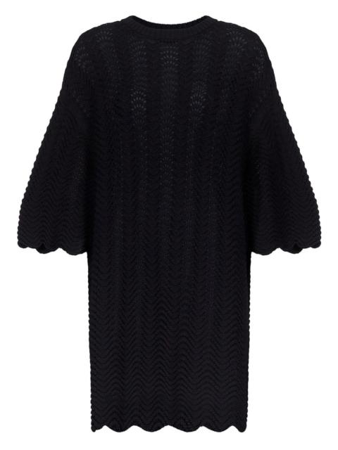 Wafa drop-shoulder midi dress