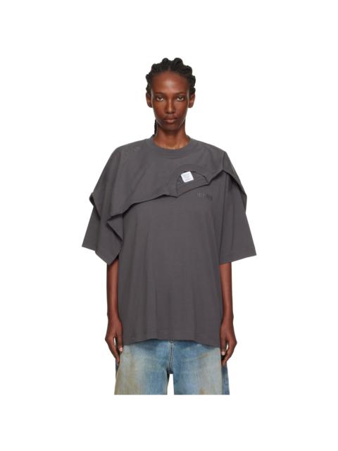 Gray Double Layered T-shirt