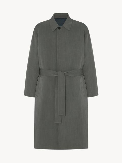 Tarian Coat in Silk and Virgin Wool