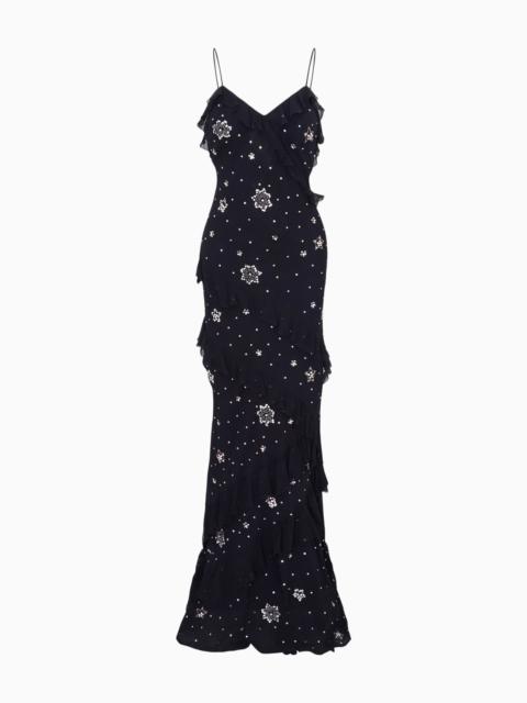 Rialto Crystal Star Embellished Maxi Dress