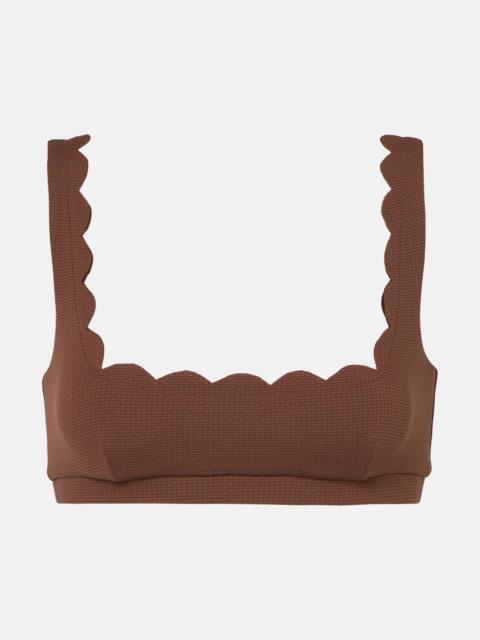 Mini Palm Springs scalloped bikini top