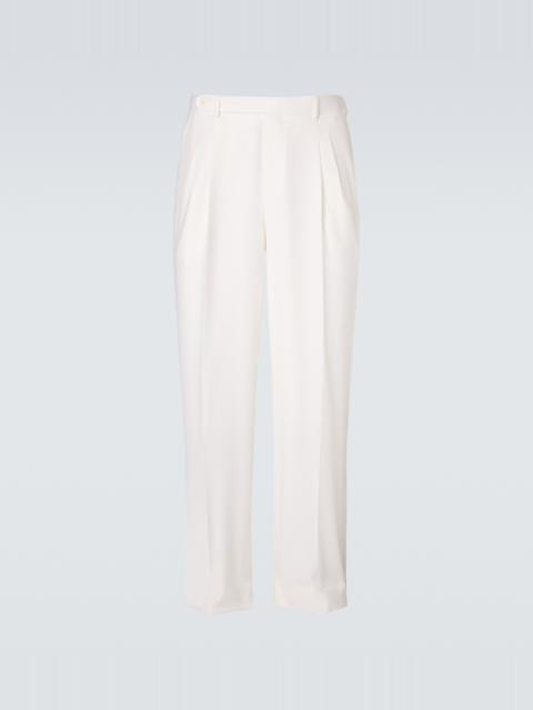 Elba wool straight pants