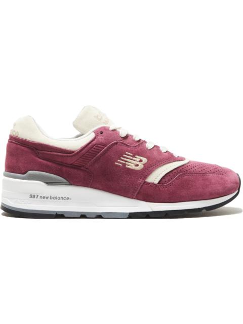 New Balance 997 Todd Snyder Triborough Burgundy