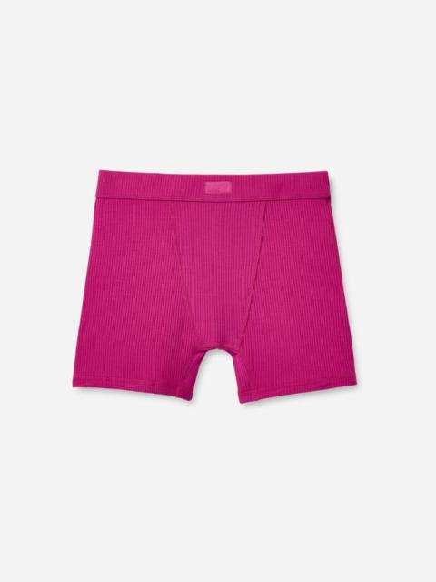 ® Women's Alexiah Boy Short Rib LENZINGu2122 ECOVEROu2122 Viscose Blend Bottoms in Chroma Pink