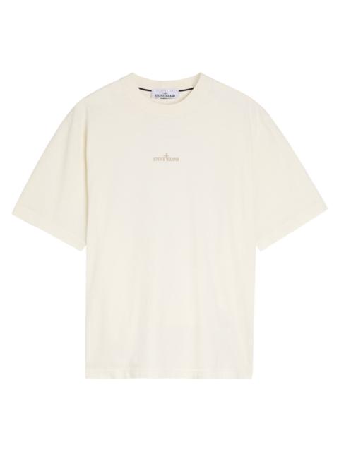 Stone Island Logo-printed Cotton T-shirt