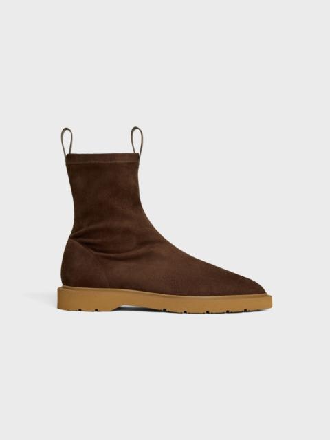 FLOW - ZIPPED BOOT IN Stretch Suede Lambskin
