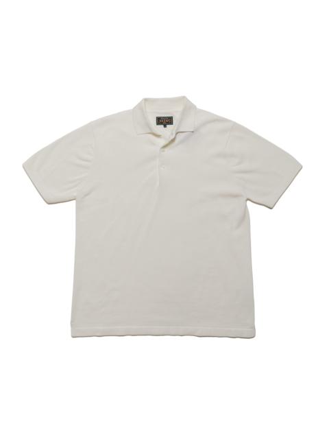 Knit Polo Solid 12G White