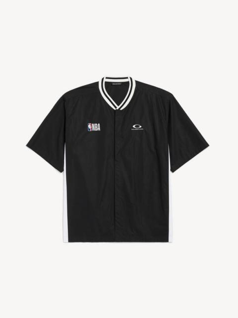 Men's Balenciaga | Nba Collaboration Short Sleeve Shirt in Black