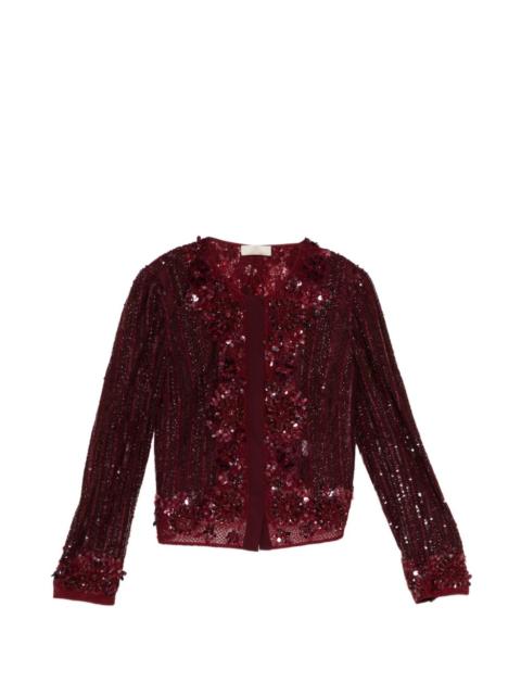 sequin-embellished jacket
