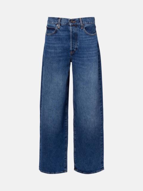 Detour high-rise wide-leg jeans
