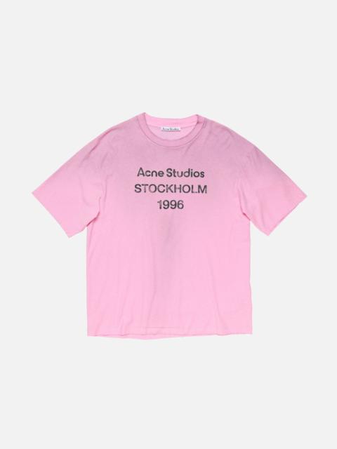 Logo t-shirt - Relaxed fit - Cotton candy pink