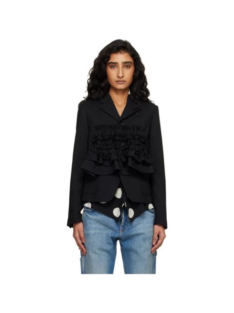 Black Gabardine Blazer