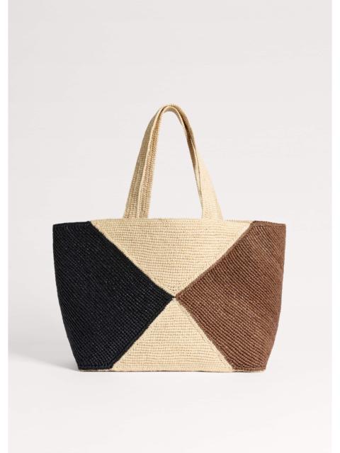 Contrast Panel Tote