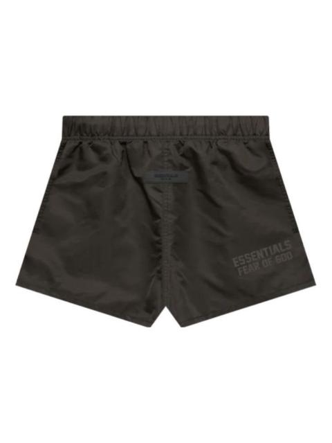 Fear of God Essentials FW22 Running Shorts Off Black FOG-FW22-704