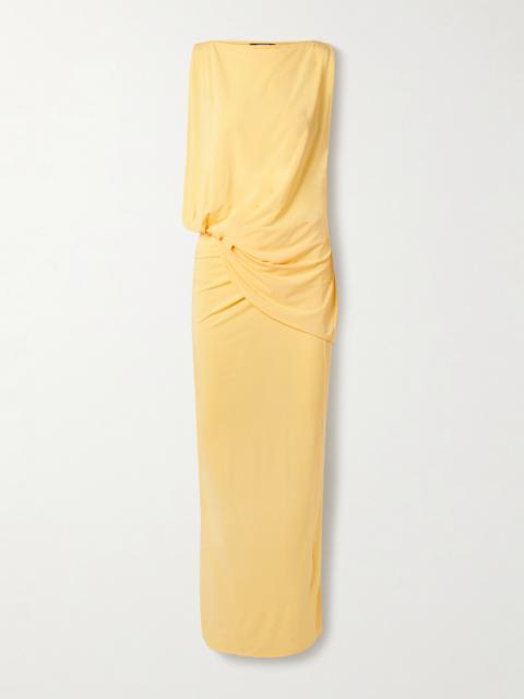 Peplo Stretch-jersey Maxi Dress
