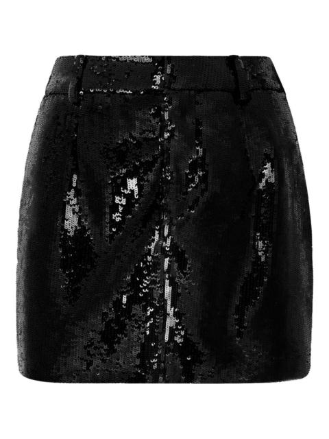 sequin mini skirt