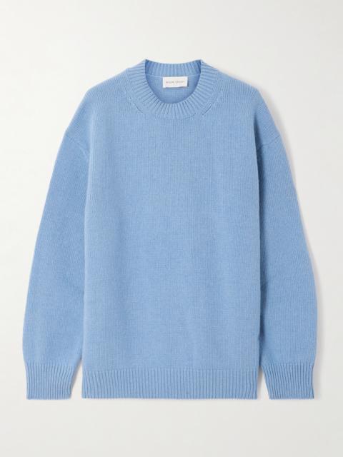 Georgia Embroidered Wool And Cashmere-blend Sweater