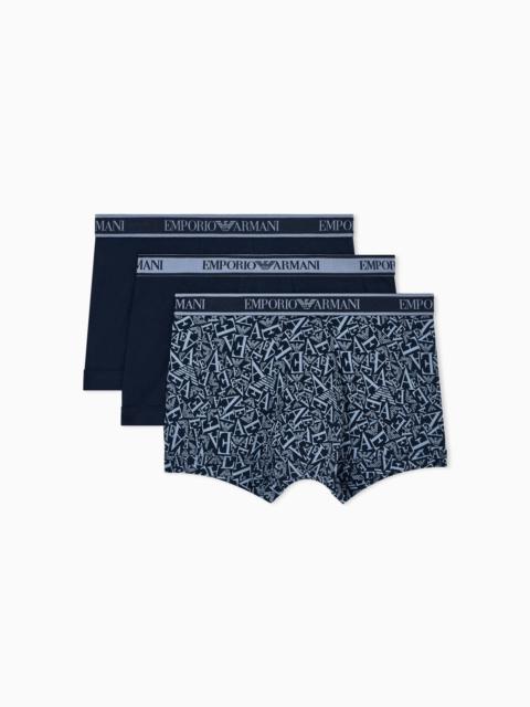 THREE-PACK OF BOXER BRIEFS WITH CORE LOGO WAISTBAND