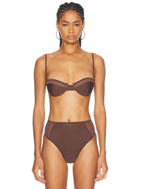 Dunes Spliced Balconette Bikini Top