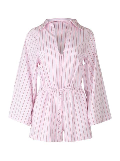 Aksel Playsuit - Fiori Stripe Palazzo