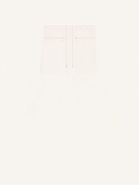 TRACKSUIT INTERLOCK MINI SKIRT