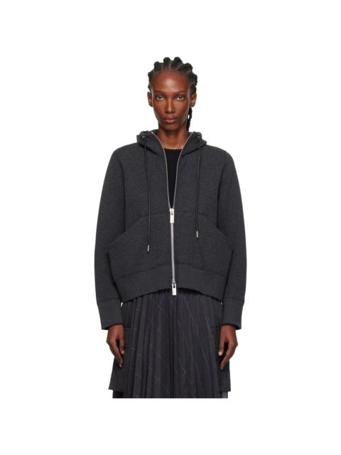 Gray Sponge Sweat Hoodie