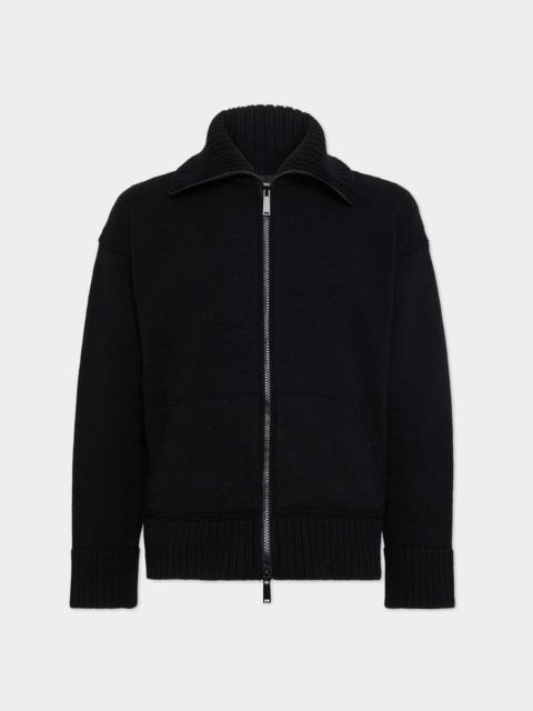 FAKE STITCH D2 ZIPPED CARDIGAN