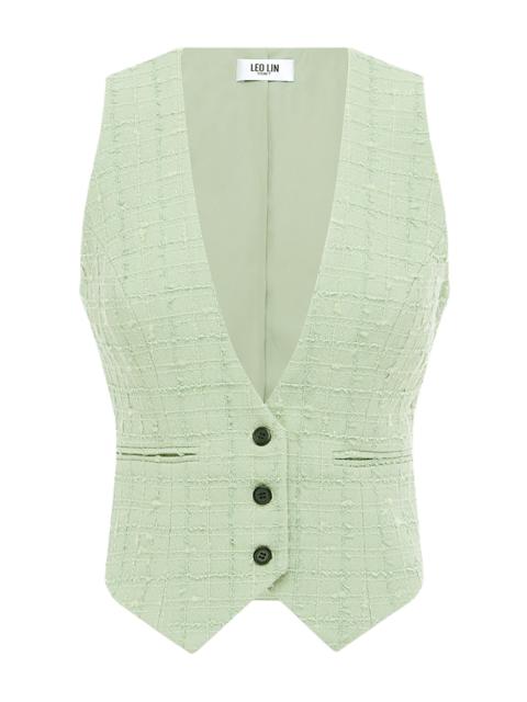 Anna-May Tweed Vest green