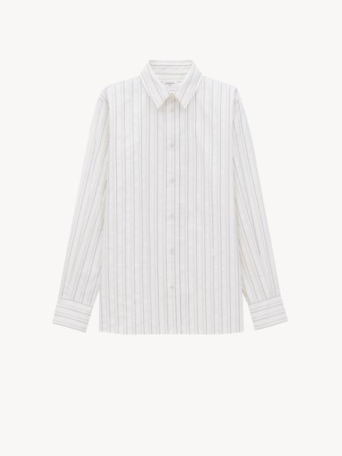 CASSANDRE SHIRT IN STRIPED COTTON