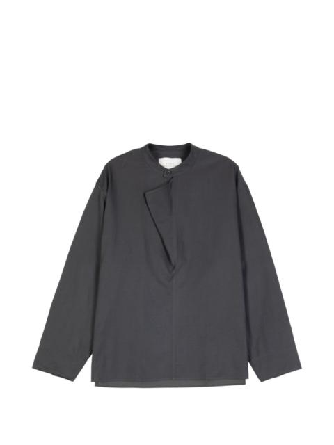 Solis drape collar shirt