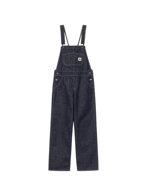 W' pocket denim jumpsuit
